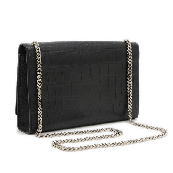 YVES SAINT LAURENT Black Leather Shoulder Bag - Picture 2 of 9